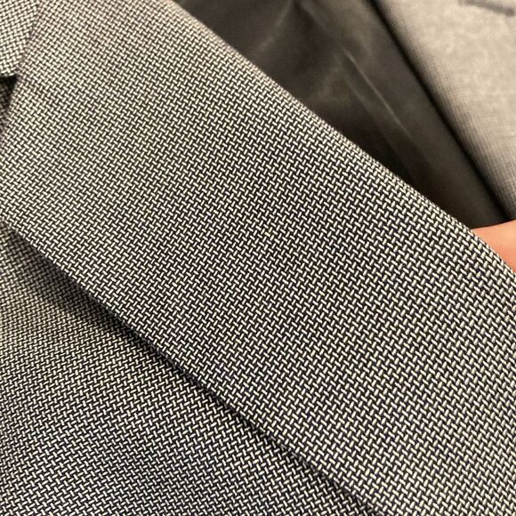 Banana republic tailored fit navy blue summer suit set 42R 33x34 - Picture 11 of 11